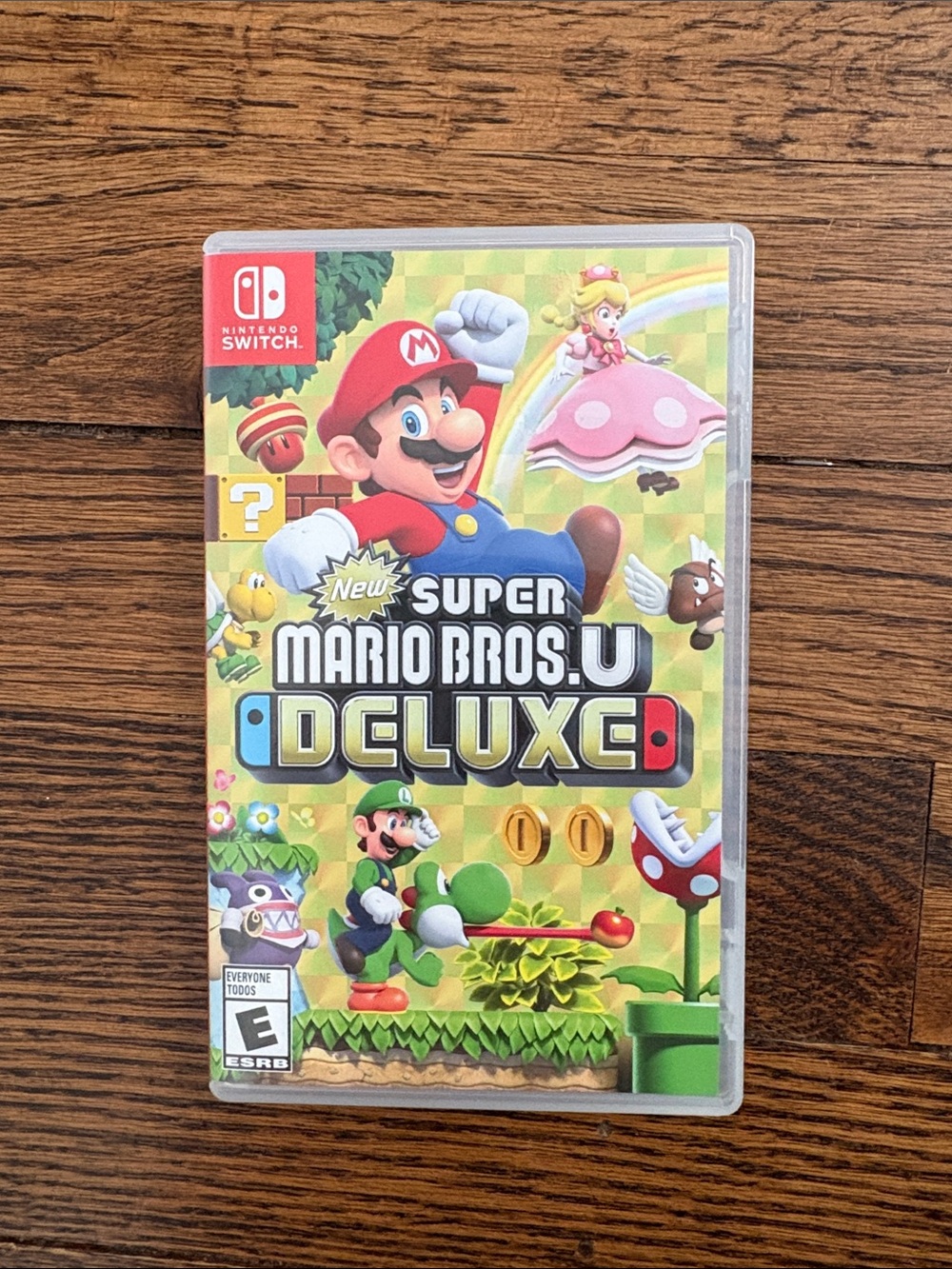Super Mario Brothers U Deluxe Nintendo Switch Replacement Game CASE ONLY OEM